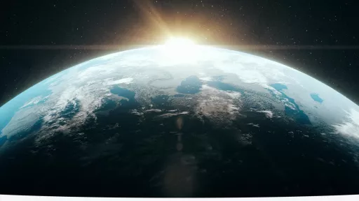 earth from space
