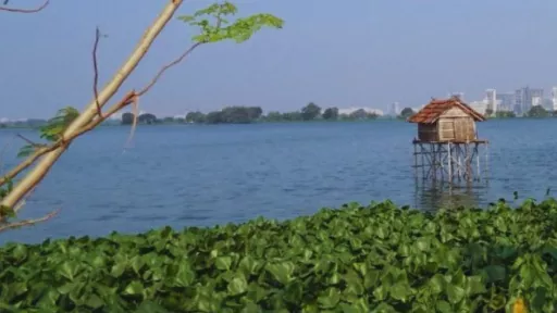 housing over water
