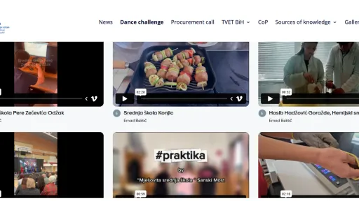 Dance Challenge Videos TVET System Strengthening Project in BiH