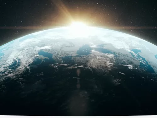 earth from space