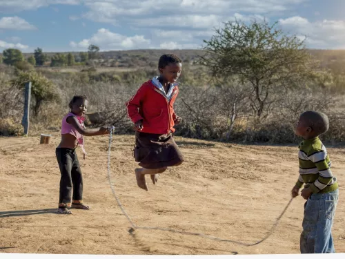 kids jumping rope
