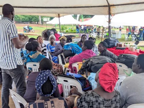 WEEG-UWEP project supports women-led enterprises at the Northern Uganda Agricultural Trade Show in Gulu.